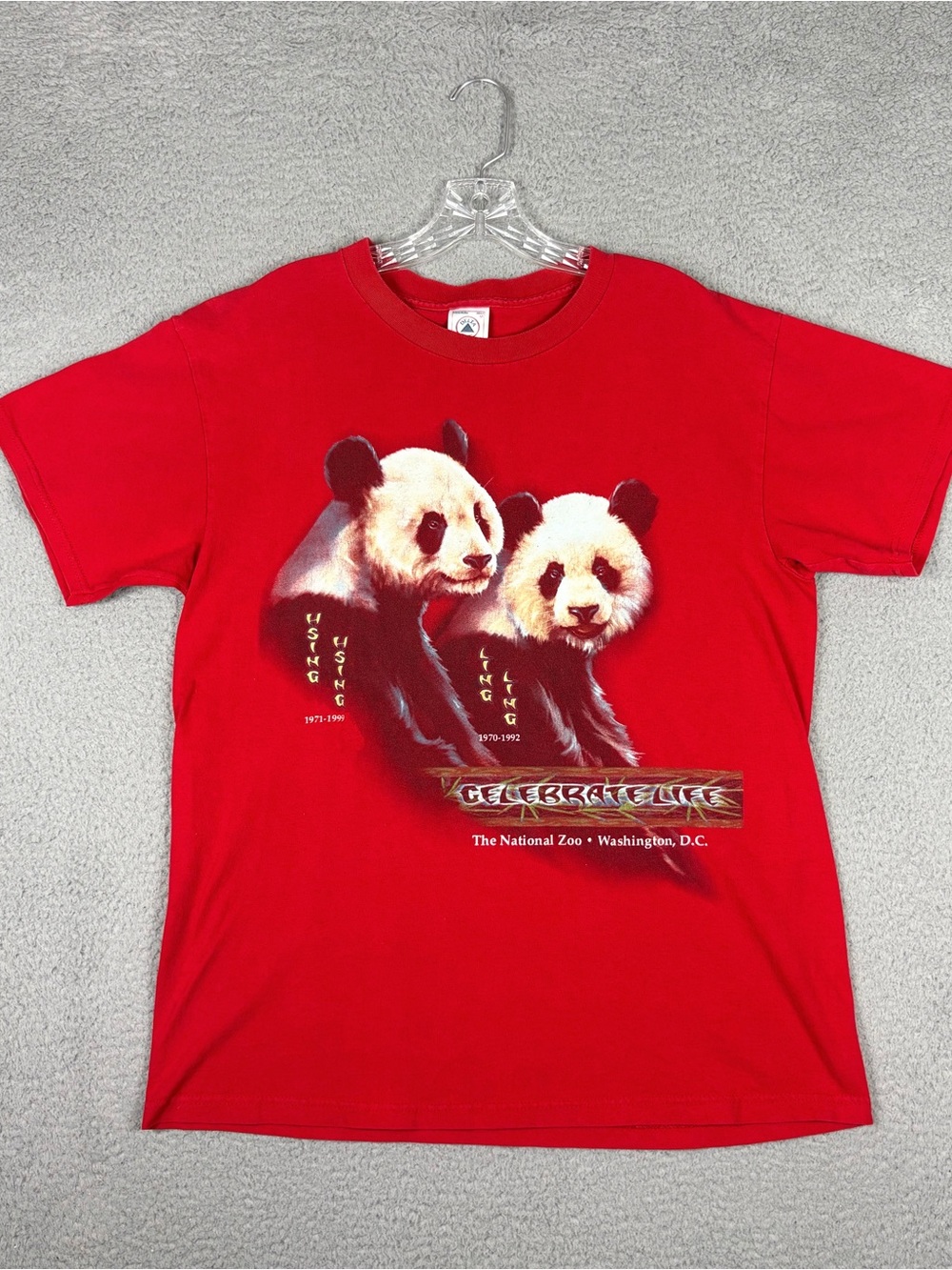 Vtg National Zoo Pandas T-shirt Adult Washington DC